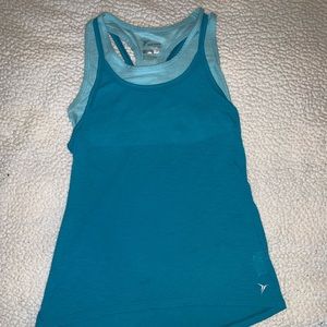 Kids blue athletic tank